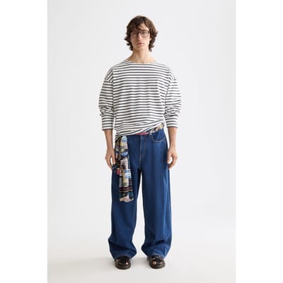 Scotch & Soda Seasonal Super Loose Pleat Front Jeans — Forever Blue Foreve Taglia: W29L30 | Relaxed fit jeans Outlet | Uomo | Blu