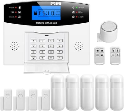 GSM Alarmbeveiliging - Inbraakalarmsysteem Smart Home - Huis Beveiligen - APP Controle - 25 x 15 x 15 cm
