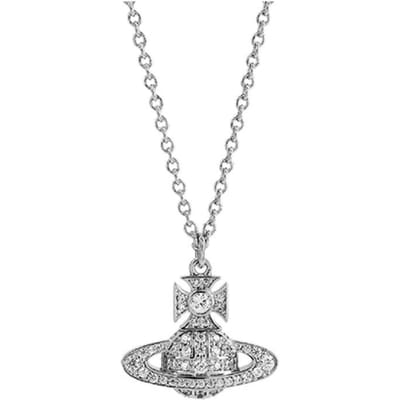 Vivienne Westwood 630203bh 02p102 Carmela Basreliëf Ketting 630203BH 02P102 gray