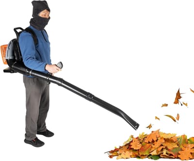 Rugzak Bladblazer - Benzine Bladblazer Tuin - Grote Oppervlakken Reinigen - 63cc 2-takt Motor - 18 L Tank