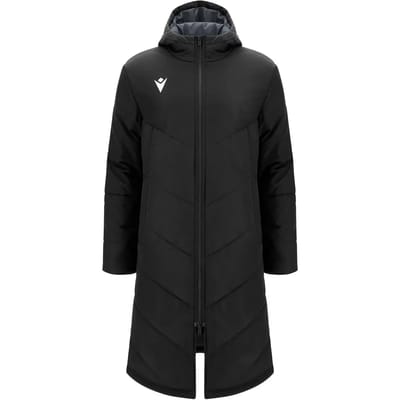 Macron Northland Long Coach Jacket Heren - Zwart | Maat: 3XL