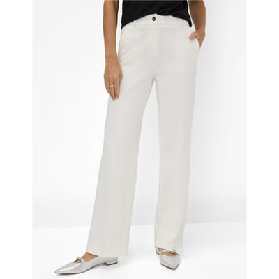 Brax Dames Palazzobroek  Style MAINE OFFWHITE, crème wit, maat 42