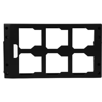 Remplacement de support pliant pour rangement latéral de boîte à outils Milwaukee, Compatible avec les rails, Aucun perçage requis, Gain de place, black