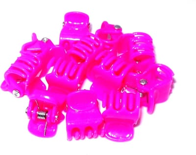 Haarklemmetjes mini felroze - meisjes - kinderen