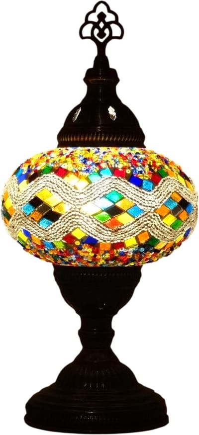 Oosterse mozaïek tafellamp (Turkse lamp) ø 13 cm