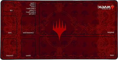 XL muismat 70 x 35 cm voor desktop PC gaming - antislip rubberen onderkant - rood