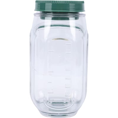 Bocal à Salade 1000ml Ouverture Latérale Contenant à Salade à Couches Verticales avec Compartiment à Sauce Réutilisable Anti-fuite Adapté au Micro-ondes vert