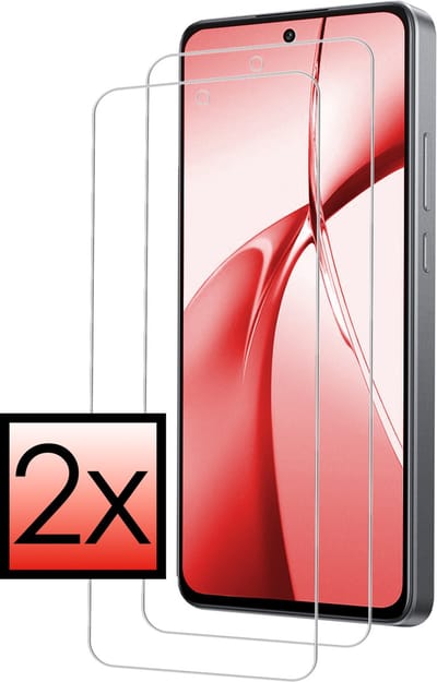 Screenprotector - 2 Stuks - Geschikt voor OnePlus Nord CE4 - Extra Sterk - Beschermglas - Gehard Glas - Tempered Glass - Screen Protector - Bescherm Cover