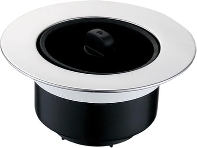 Afvoerstop Gootsteen - Zeef Plug - Keuken Afvoer - Met Veerkern - Universeel - Zilver Zwart