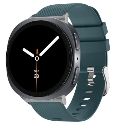 imoshion Flexibel Siliconen bandje voor de Samsung Galaxy Watch 9 (40/44mm) / Watch 8 (40/44mm) / Classic (46mm) - Blackish Green
