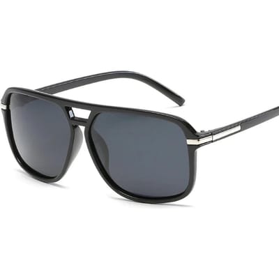 Oversized zonnebrillen heren gepolariseerde spiegelbrillen zonnebrillen voor autorijden heren designer retro zonnebrillen voor bestuurders black