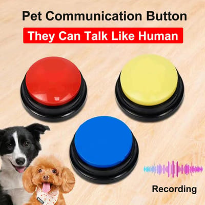 Hond Knoppen Training Spraakopname Knijpdoos Interactieve Hond Communicatie Knoppen Huisdier Trainingsspeelgoed Stem Hond Knoppen