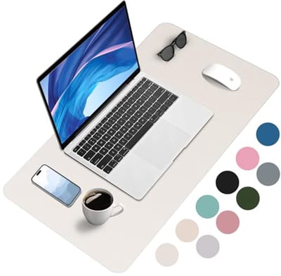 Bureauonderlegger 60 x 35 cm - Waterproof PU leer - Antislip voor stabiel gebruik - Perfect voor kantoor of thuis - SnelShoppen