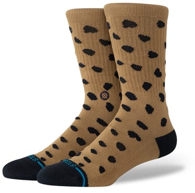Stance dames casual sokken leopard crew bruin