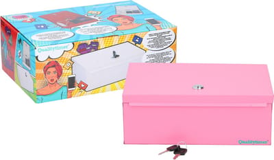 Qualitytimer Roze. Opbergdoos voor mobiele telefoon (met oplaadstation voor max 5 apparaten)