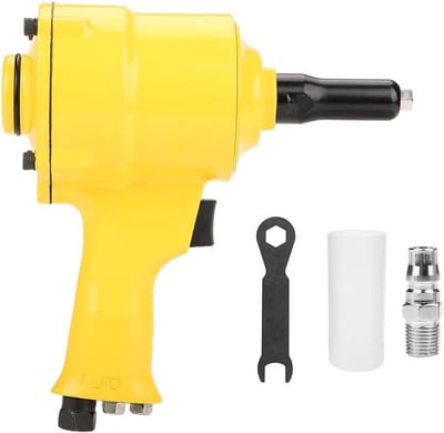 Professionele Pneumatische Riethamer 1/4" voor Thuisverbetering met Diverse Rietmaten 2.4/3.2/4.0/4.8mm en Ergonomische Handgreep