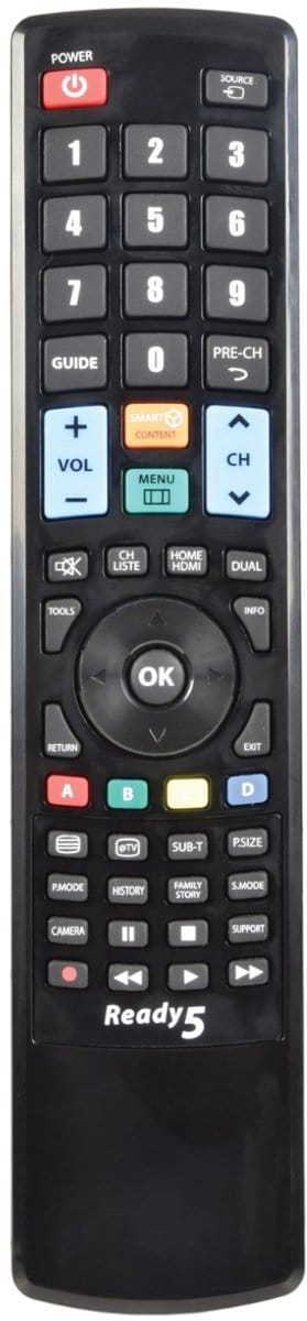 Universele Ready 5 TV-afstandsbediening