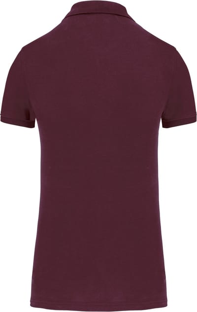 Kariban Piqué-damespolo Bio180 K2026 - Wine - XS