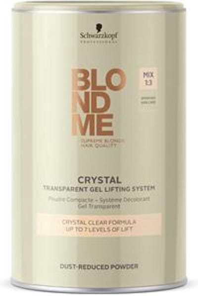 SCHWARZKOPF BLONDE ME - TRANSPARANTE CYSTAL BLEEKPOEDER IN GEL