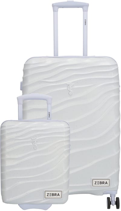 Zebra Trends Sandy Kofferset - 16 24 Inch - Underseater - Expandable - TSA - Handbagage - Reisset - Travel - Vakantie - Lichtblauw