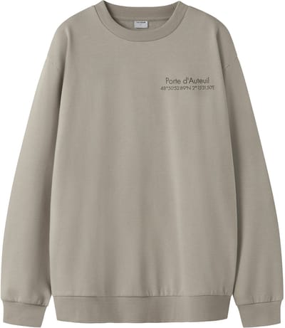 NAME IT - TAMCOX LS CREW NECK LOGO SWEAT BRU NOOS - Heren - Sweaters