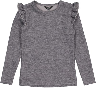 Quapi - Meisjes longsleeve Harlotte - Silver - Maat 92