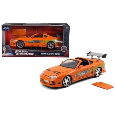 Fast & Furious and Furious 1:24 1995 Toyota Supra Auto's op schaal