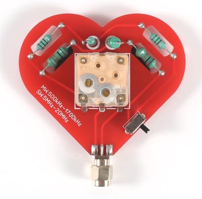 Magnetische Antenne - Radio Ontvanger - Signaal Ontvangst - Breed Frequentiebereik - 13x8x4 cm