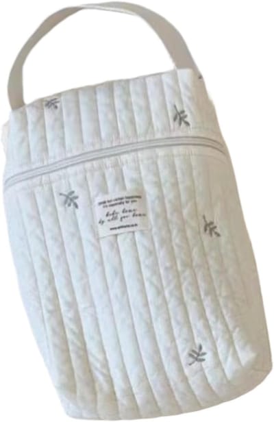 Luiertas Organizer - Opbergtas Set - Baby Benodigdheden - Zachte Katoen Stof - 36x28x8cm - Bladeren