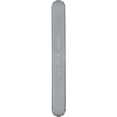 Eenvoudige Matte Transparante Tandenborstelhouder Stofdichte Tandenborstel Beschermhoes Draineerwater voor Reizen Kamperen Tandenborstelhouders grijs