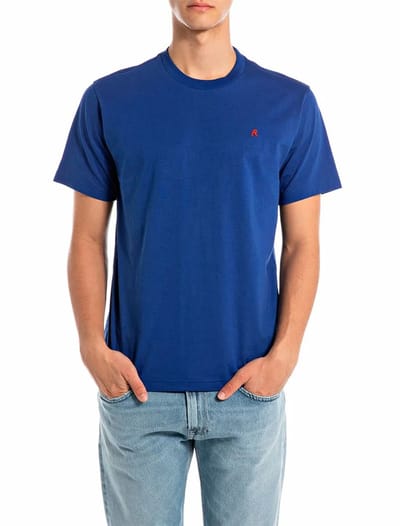 Replay M3015 .000.2660 T-shirt Met Korte Mouwen Blauw 3XL Man