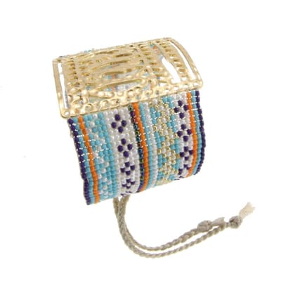 Behave - armbandje met kraaltjes - ibiza stijl - zomerse festivallook