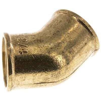 Rp 3/4'' Messing L-Fitting 45graden 16 Bar - FL2E-F-B-034R-45