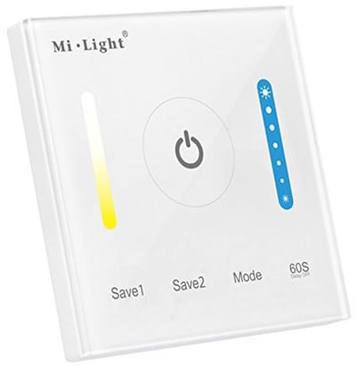 P2 Smart Panel-Controller voor LED-strips - Touch-schakelaar - Dimmerbesturing met Helderheid en Kleurtemperatuur