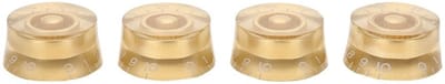 Allecto - 4 stuks E gitaarknoppen - Volumeregelaar voor Les Paul gitaristen - Gitaar accessoires - One size fits all - Muziekinstrumenten - Perfect...