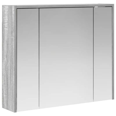 vidaXL - Badkamerspiegelkast - Grijs - Sonoma - 73,5 - x - 16 - x - 62,5 - cm