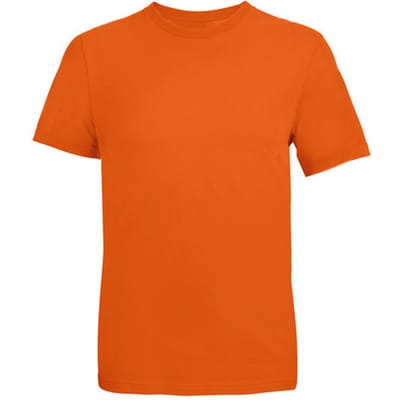 SOLS Unisex Tuner Ronde Hals T-shirt voor volwassenen (Donker Oranje)