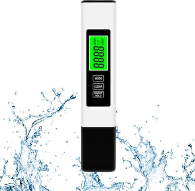 Vyzio - Water Tester - TDS Meter - Waterkwaliteit Meter - Digitale Water Test - pH Meter - Water Kwaliteitstest - WATRIUS
