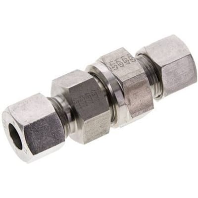 12S (M20x1.5) RVS Terugslagklep Snijring 1-400 bar ISO 8434-1