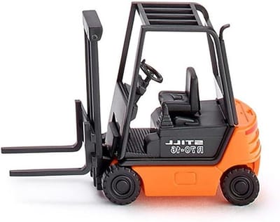 Vorkheftruck Model - Mini Heftruck - Hobby Modelbouw - Gedetailleerd Ontwerp - Schaal 1:87 - Oranje Zwart