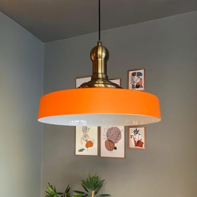 Bamyum Ace Hanglamp Industrieel Metaal Ø39 cm, Vintage Hanglamp, E27 Pendellamp