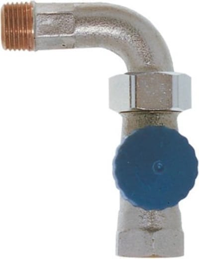 Heimeier Thermostatische radiatorafsluiter 1/2 recht met bocht Kvs 1,85 m3 h lage weerstand
