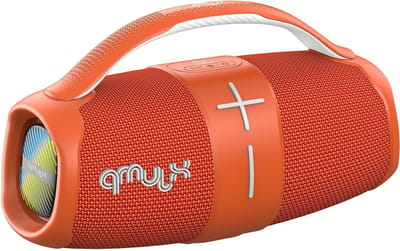X JUMP XJ 120 Draagbare draadloze luidspreker, versterkt, 40 W, hoge prestaties, TWS-functie, USB, AUX-IN, geïntegreerde microfoon, draadloze luidspreker, waterdicht IPX5, oranje