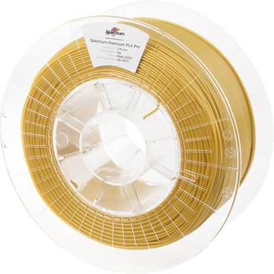 Spectrum Filaments 80110 PLA Pro Filament PLA Pro Slagvast 1.75 mm 1000 g Pearl Gold, Goud 1 stuk(s)