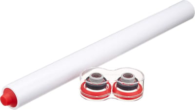 Deegroller met Spacers - Bakroller - Bakken en Decoreren - 3 Dikte Spacers - 30 cm - Wit