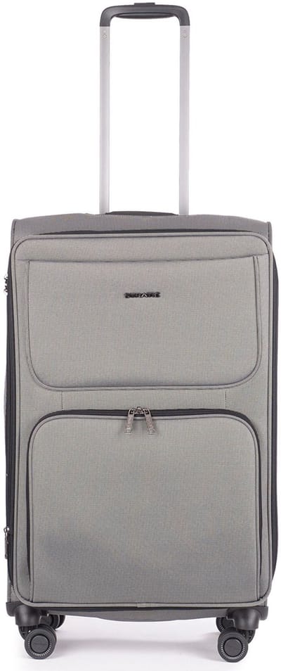 STRATIC Bendigo Light - zachte koffer - medium - 72x42x25 cm - 2,9 kg - 88 L - Silver