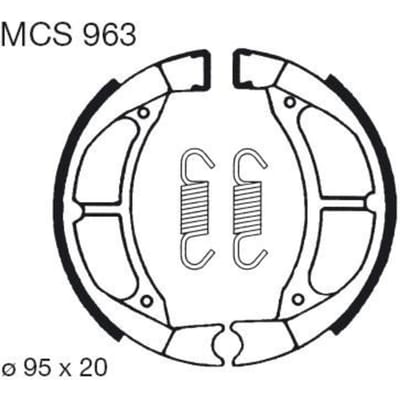 Remschoenset TRW MCS963