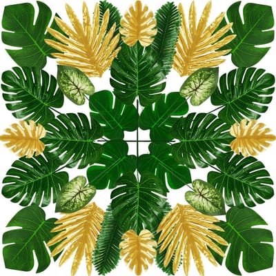 Dailygoody - Tropische Feestdecoraties - Kunstmatige Palmbladeren