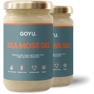 GOYU Sea Moss Gel Combideal 2x 316 gram - Zeemos Irish Moss, Seamoss, Seaweed, Zeewier - Vegan - Zonder toevoegingen - Lab getest