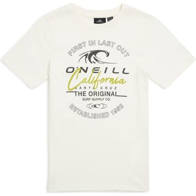 O'Neill Boys Cali Wave T-shirt Snow White Taglia: 164 | T-shirt Outlet | Unisex | Bianco